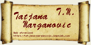 Tatjana Marganović vizit kartica
